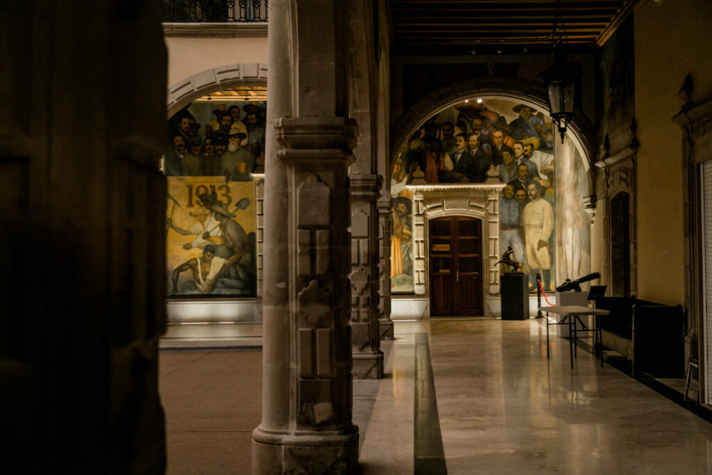 Mural in Villa Museum in Durnago